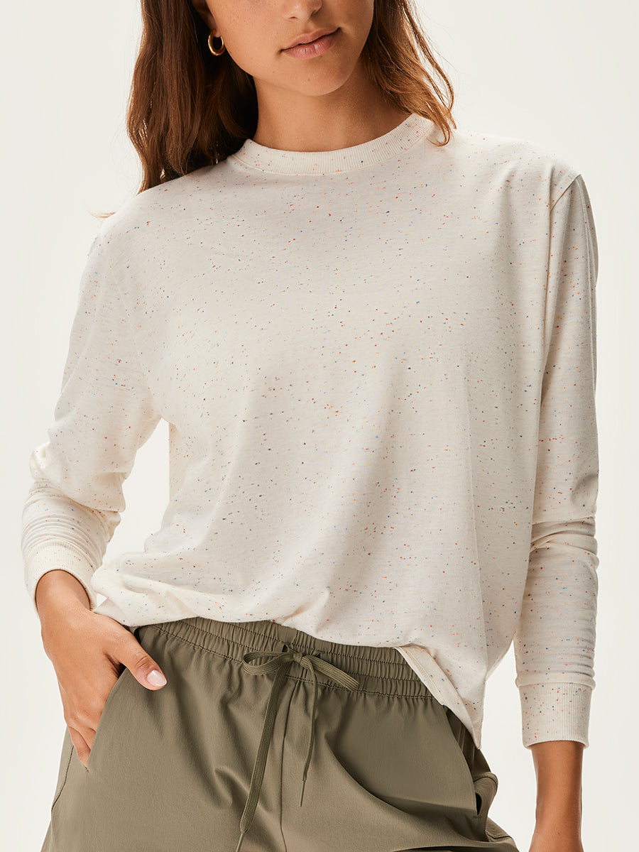 Speckled Cotton Longsleeve Outdoor Voices