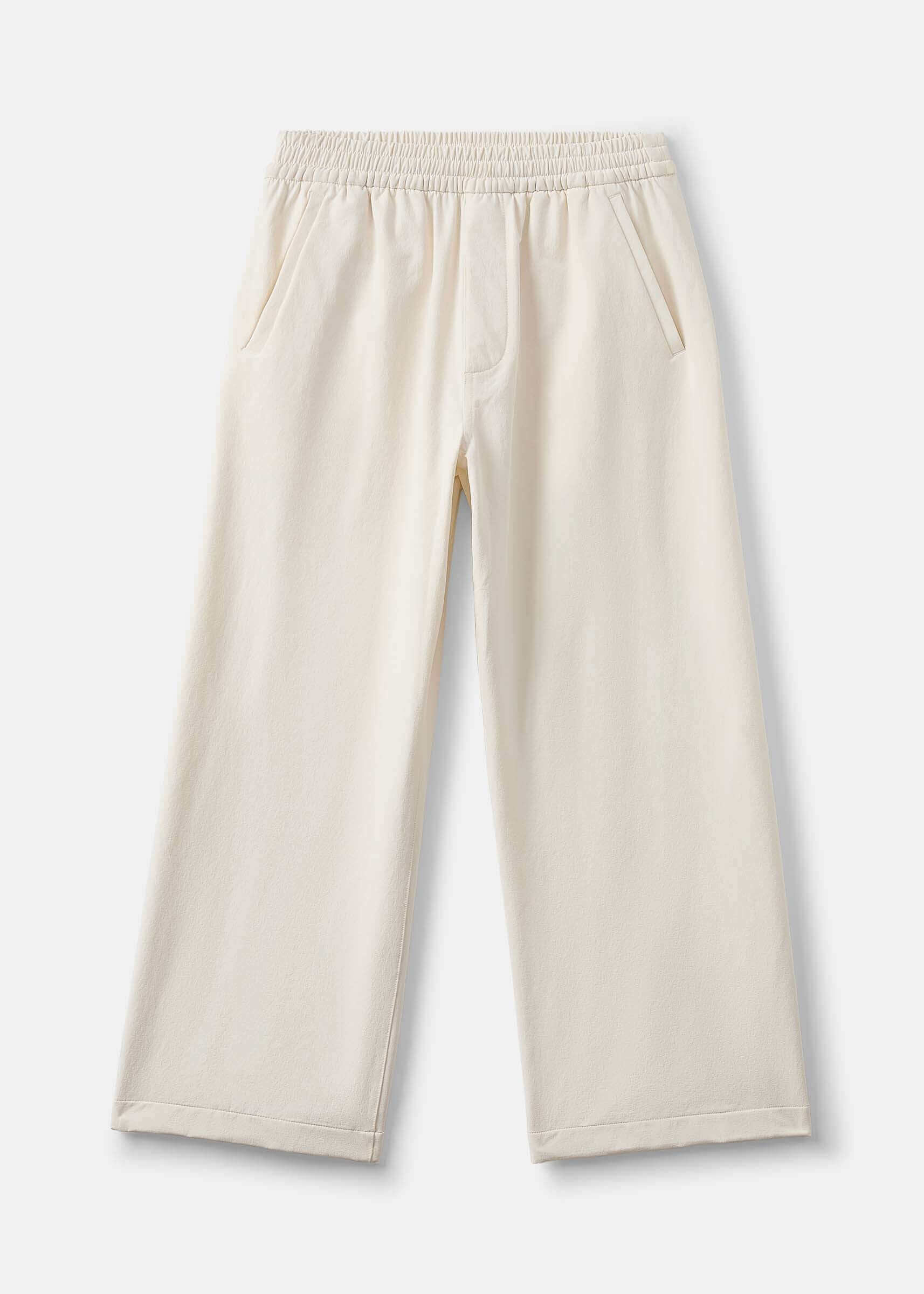 Heve Relux pants リラックスパンツ 36 Ivory RecTrek Cropped Wide Leg Pant in Bone | Women's Hiking Pants