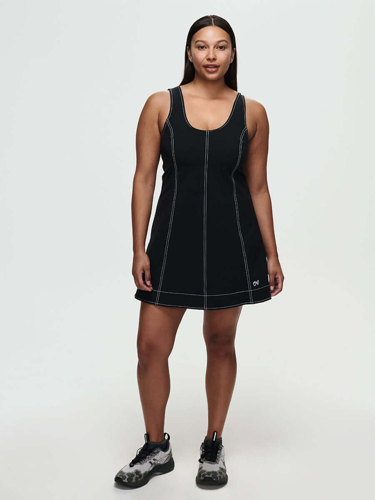 Energy Dress – Black Multi Outdoor Voices - Main Image