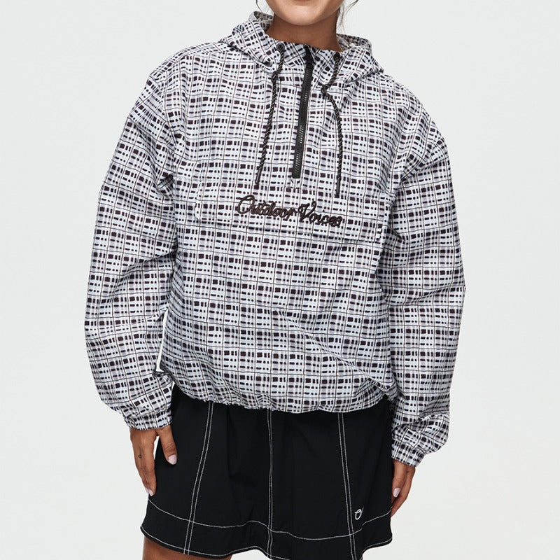 Windbreaker in Water-Resistant Plaid | Outdoor Voices