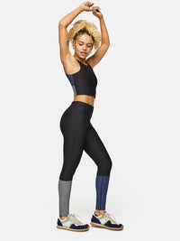 Venus Crop Top Black/Navy/Graphite