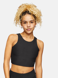 Venus Crop Top Black/Navy/Graphite