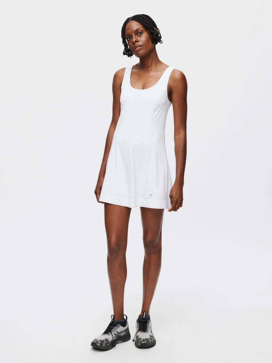 Energy Dress – White Multi | Outdoor Voices