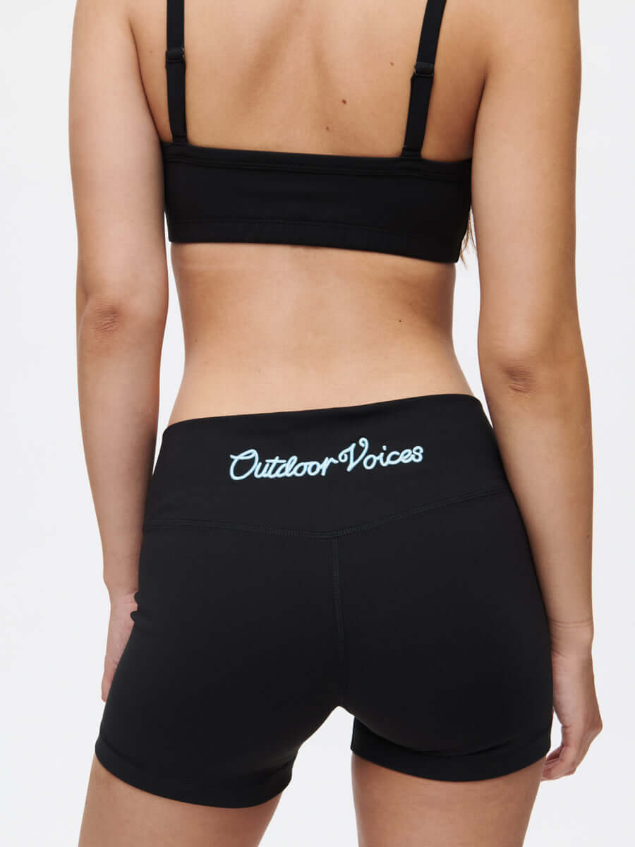 Gemini 3” Mid-Rise Short – Black | Outdoor Voices
