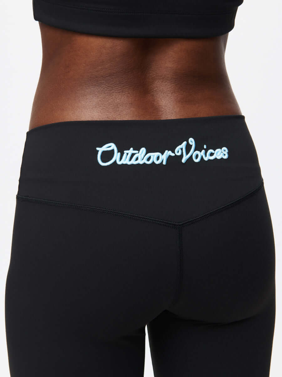 Grass Capri Legging – Black | Outdoor Voices