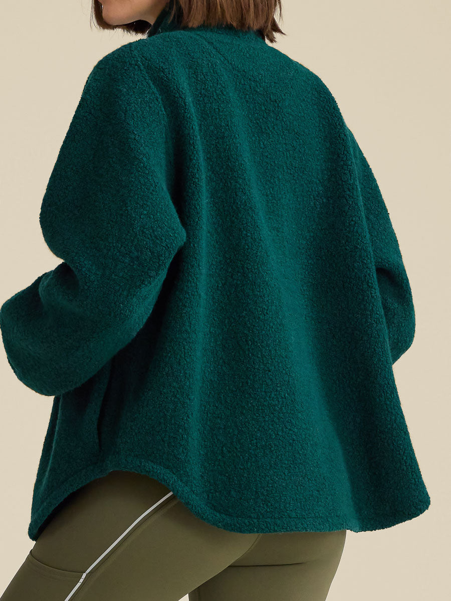 MegaFleece Snap Jacket - Cozy & Fluffy Comfort