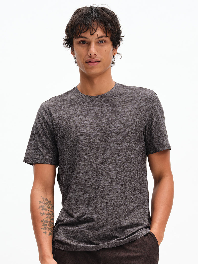 Men's CloudKnit Shortsleeve in Charcoal – image 1