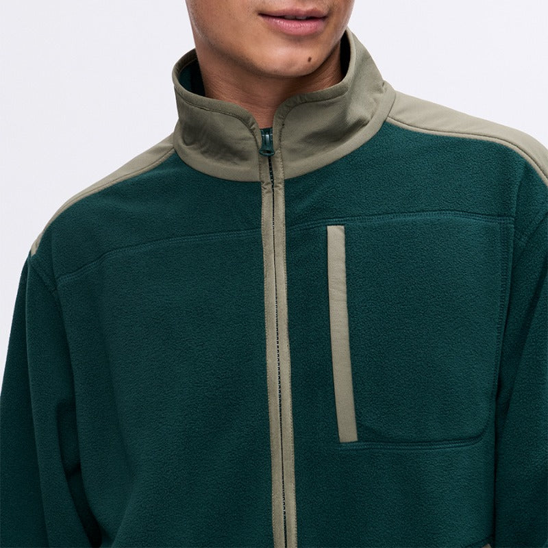 RecFleece Relaxed Full Zip in Soft Fleece - Soil | Outdoor Voices