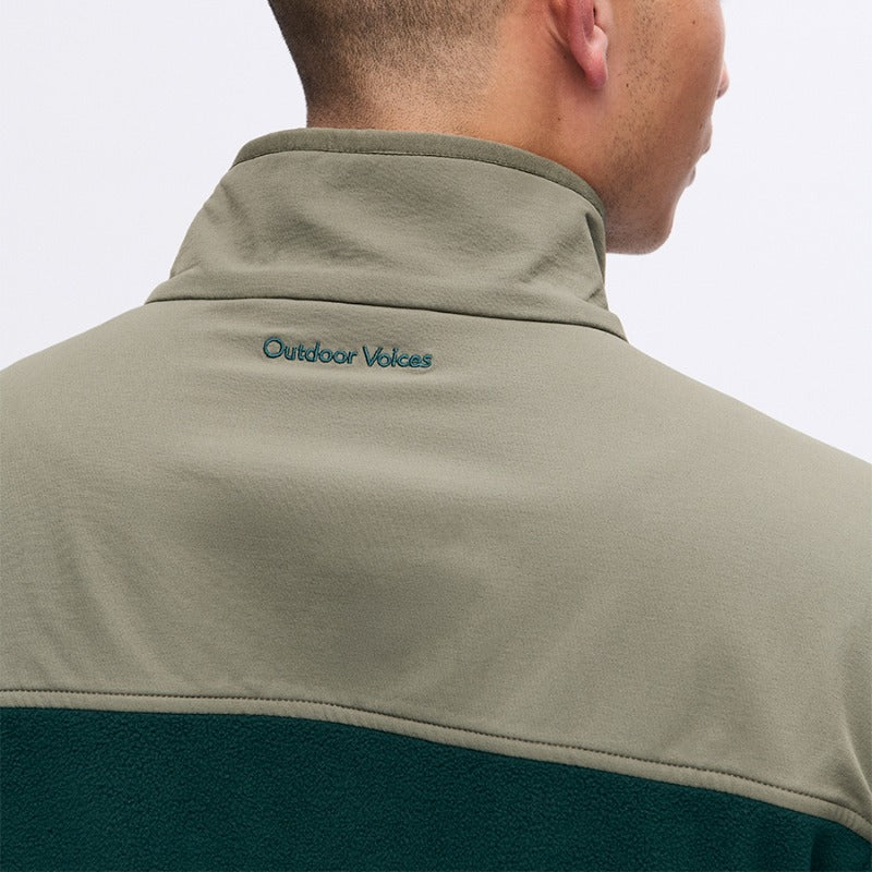 RecFleece Relaxed Full Zip in Soft Fleece - Soil | Outdoor Voices