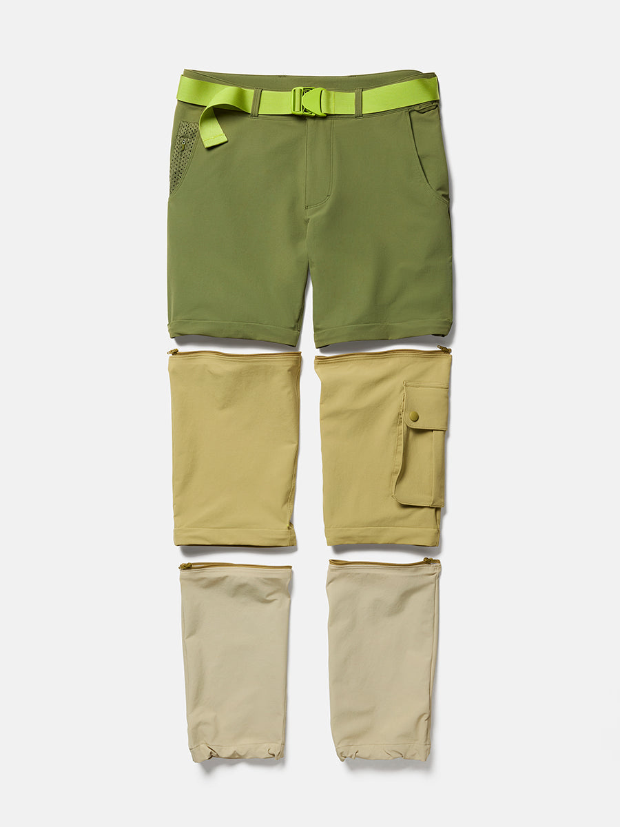greenclothing ii ウエア130(JKT)/L(pants) RecTrek Zip-Off Pant in Olive | Men's Hiking Pants | Outdoor Voices