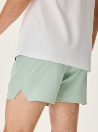 High Stride 5in with Pockets - Unlined Silt Green