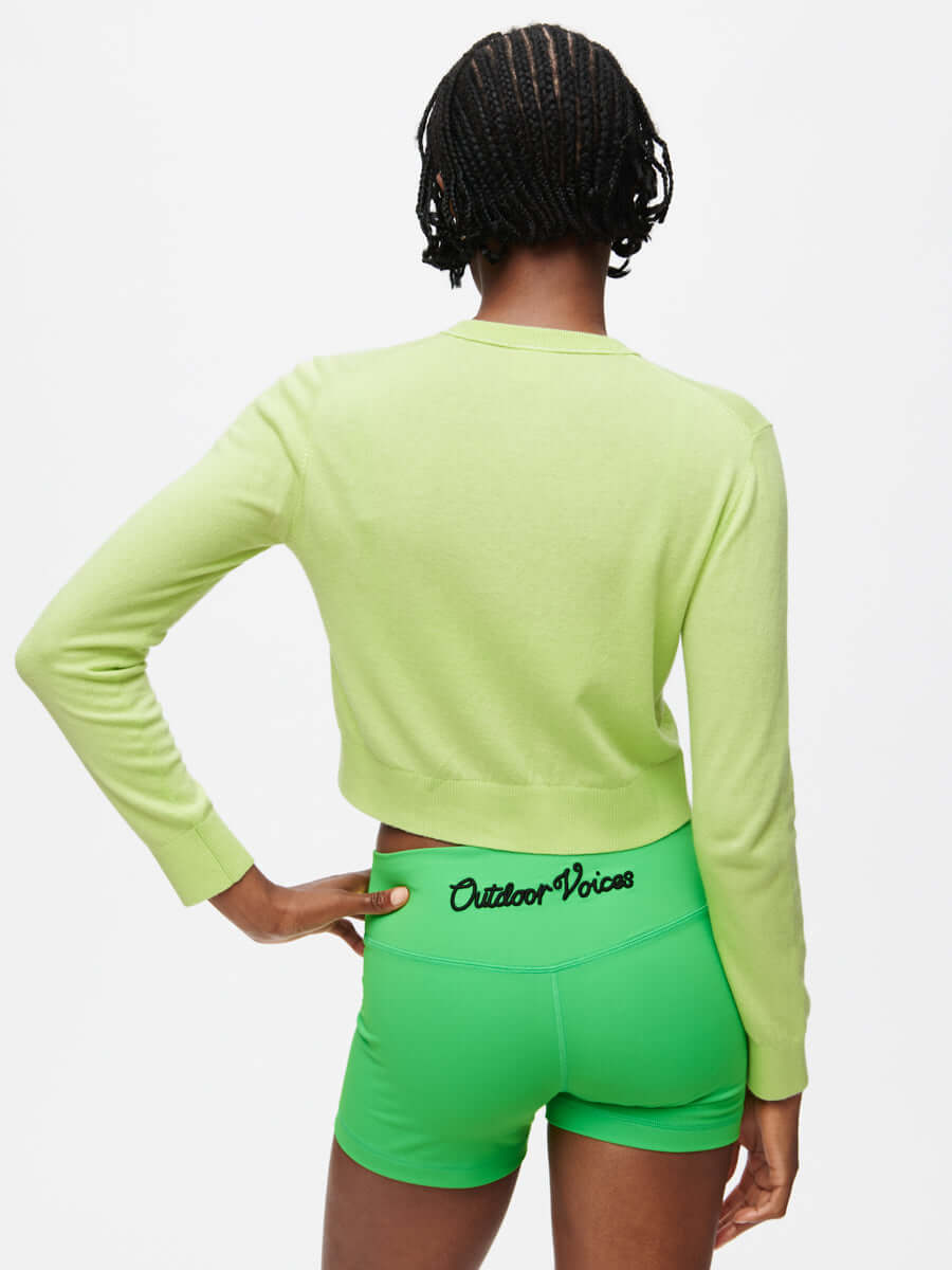 Sugar Cardigan – Limon Cotton-Cashmere | Outdoor Voices