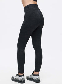 TechSweat Core 7/8 Legging in black, designed for high intensity workouts with a stay-put waistband.