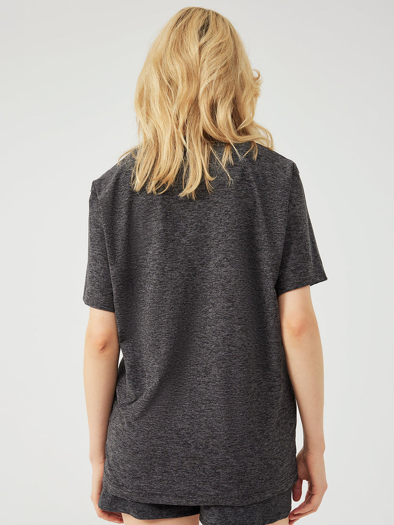 CloudKnit Heavy Weight Shortsleeve Charcoal