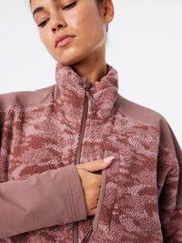 Fleece Unisex Jacket Deep Taupe Cloud