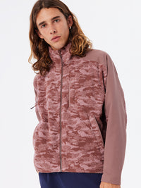 Fleece Unisex Jacket Deep Taupe Cloud