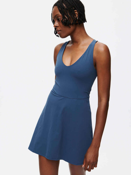 green outdoor voices dress The Exercise Dress with Built-In Shorts - Laurel Wreath main image 0
