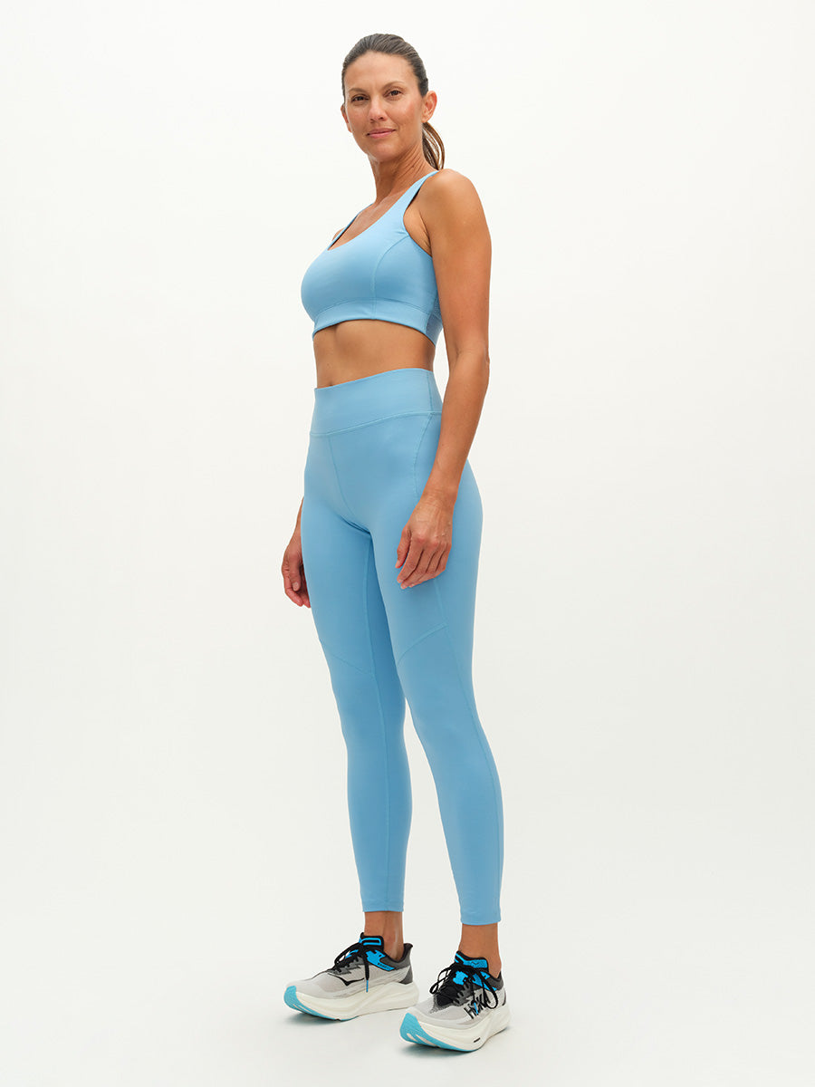 TechSweat Core 7/8 Legging in Light Blue | Women's Leggings