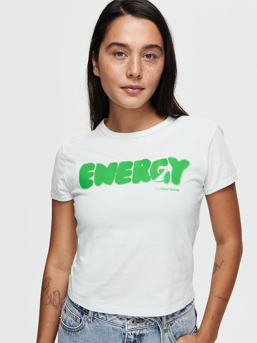 Women's Energy Tee – Shale | Outdoor Voices