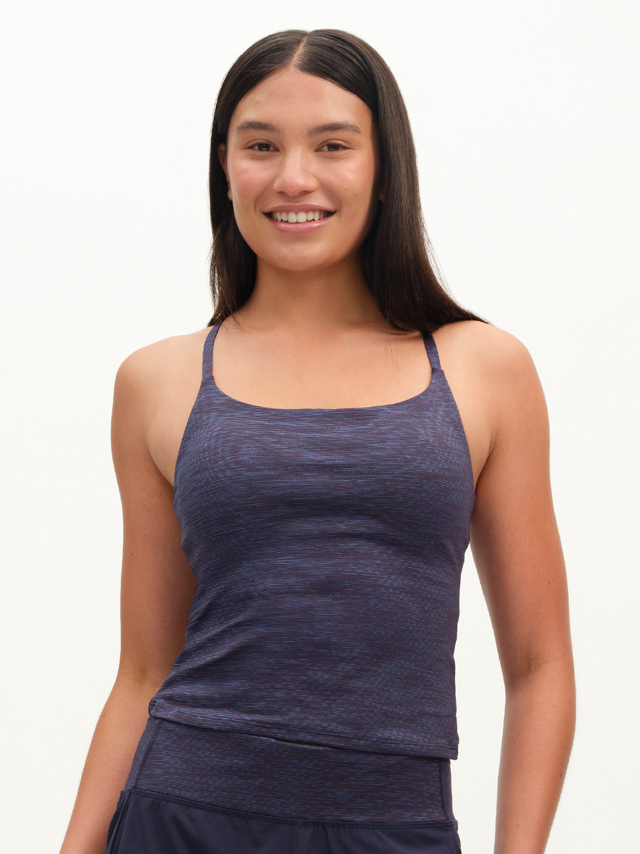 TechSweat Move Free Tank with Built-In Bra - Baltic | OV