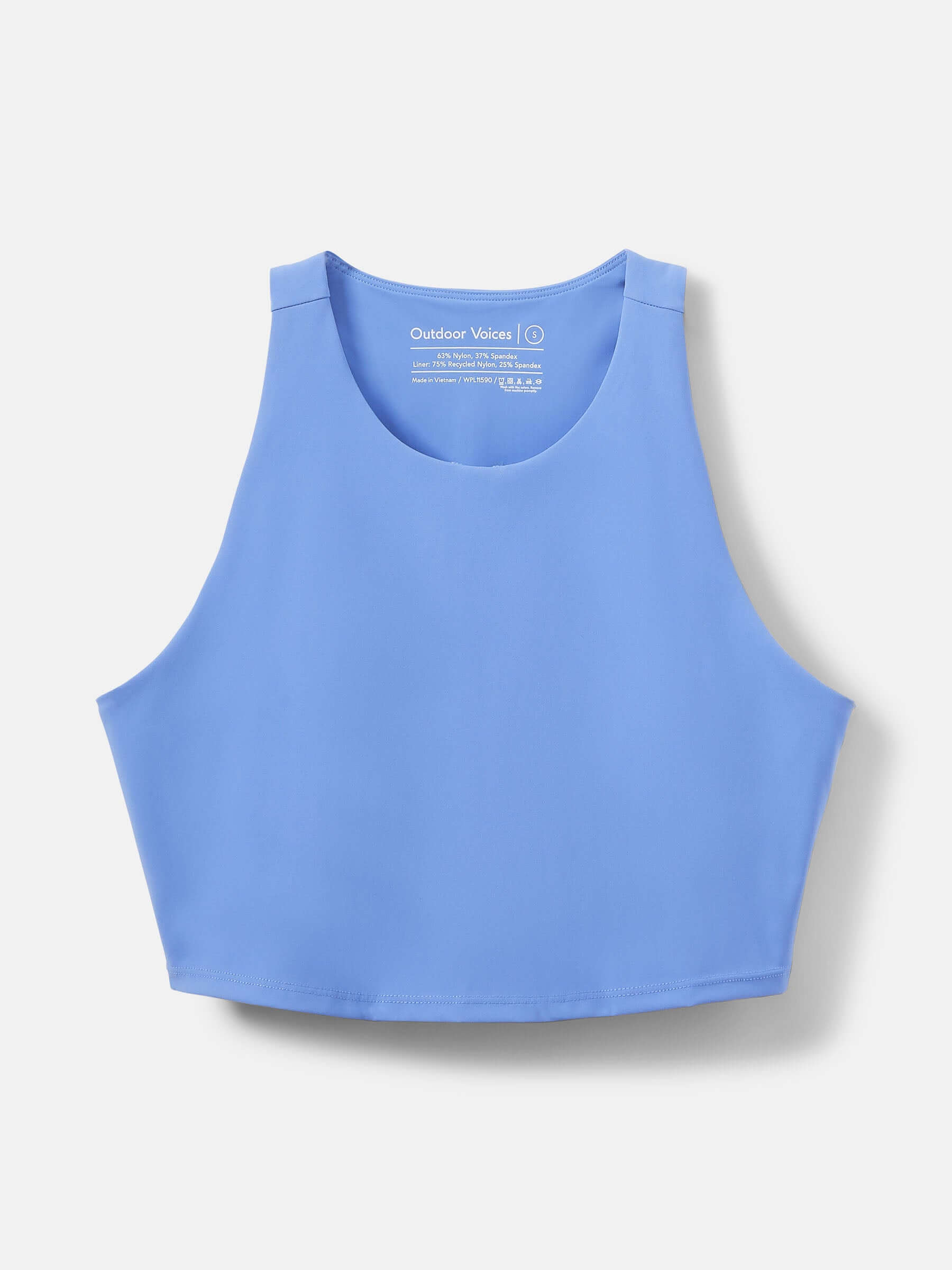 Women's SuperForm Crop Top – Delphinium | Outdoor Voices