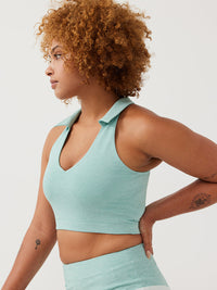 a person with curly hair
