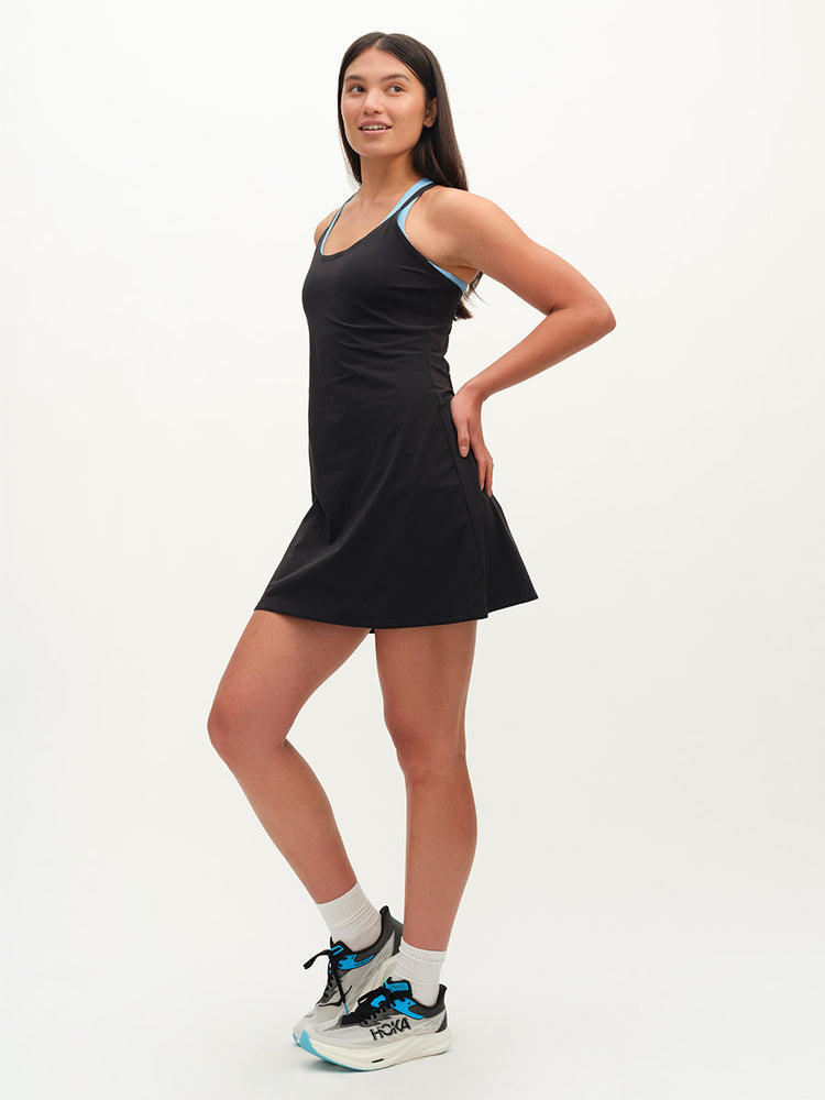 Outdoor Voices Exercise Dress in Black