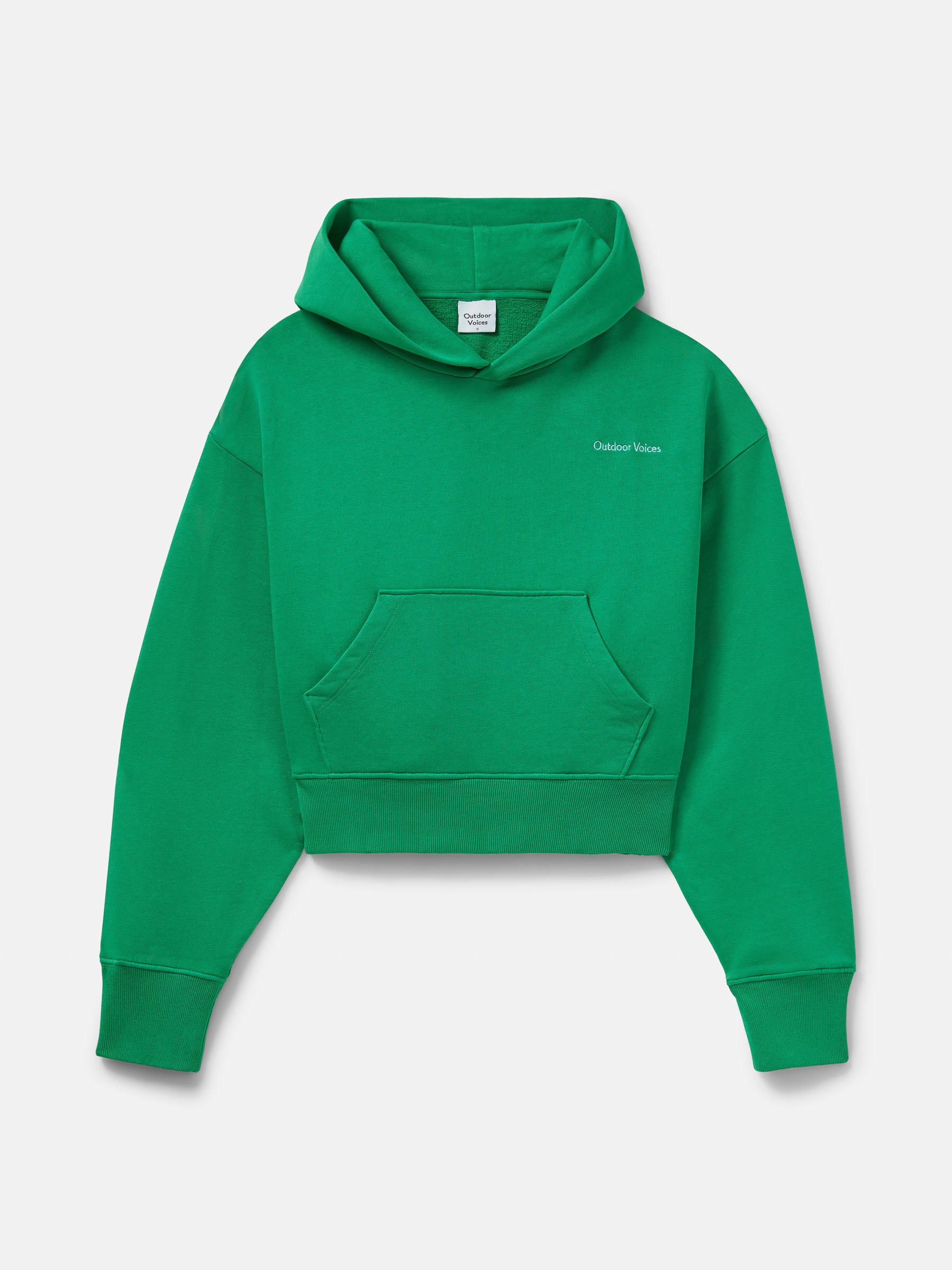 Pickup Organic Cropped Hoodie – Kale | Outdoor Voices