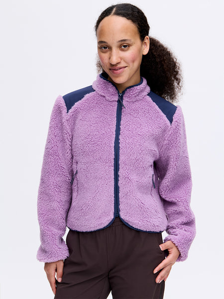 Candy Fleece Jacket – Orchid Multi | Outdoor Voices