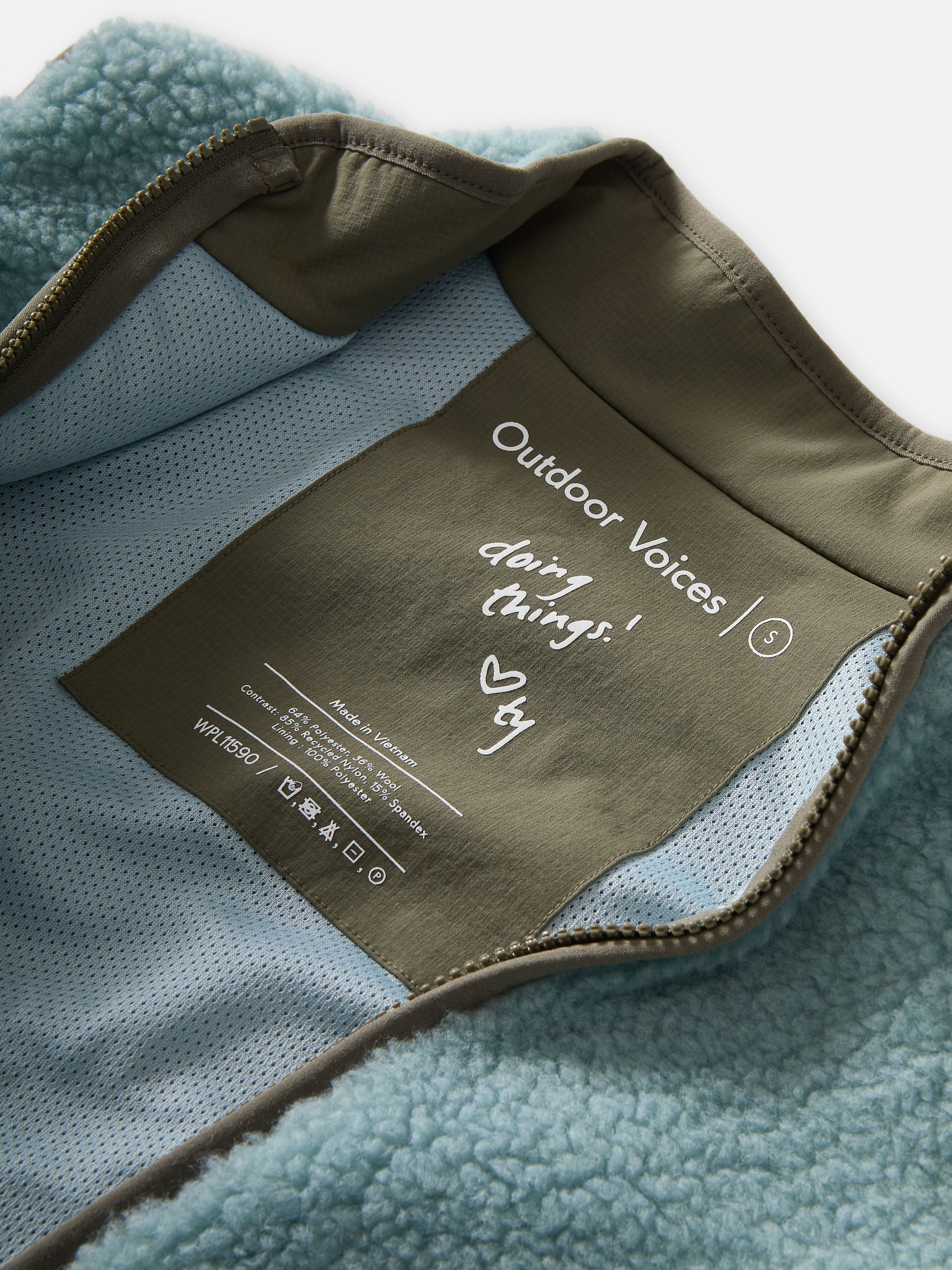 Candy Fleece Vest – Steel Multi | Outdoor Voices