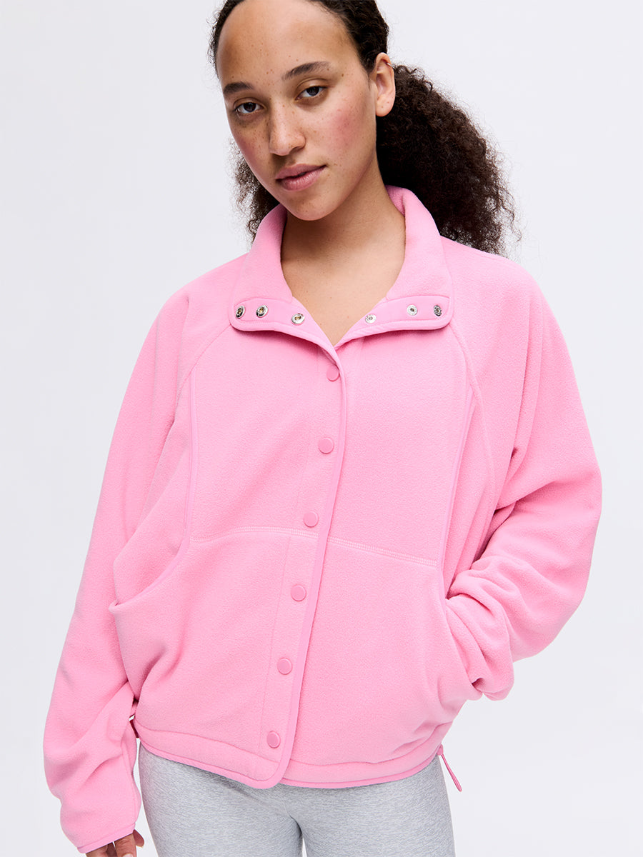 RecFleece Snap Jacket – Sorbet | Outdoor Voices