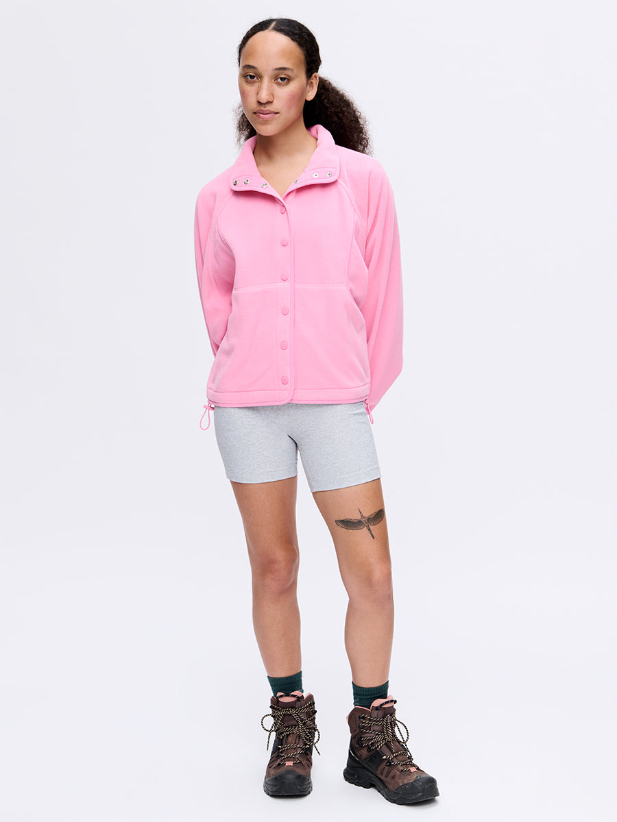 RecFleece Snap Jacket – Sorbet | Outdoor Voices