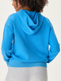Organic Cotton Terry Hoodie Seaside Washed