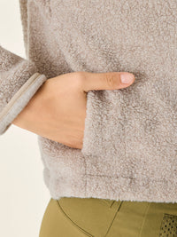 MegaFleece Cropped Pullover Oatmeal