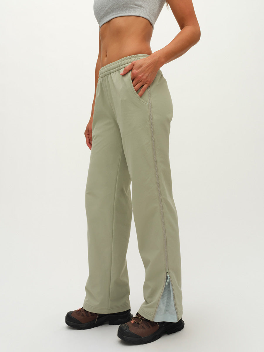 rehellinen　 paff pants　アイボリー RecTrek Zip Pant in Sage | Women's Hiking Pants | Outdoor Voices