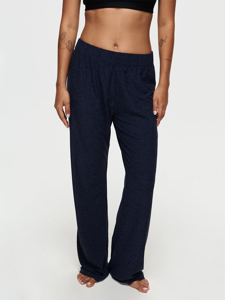 CloudKnit Wide Leg Pant – Navy Outdoor Voices - Main Image