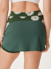 The Exercise 3" Skort Evergreen Floral