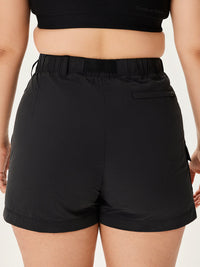 a person wearing a black skirt
