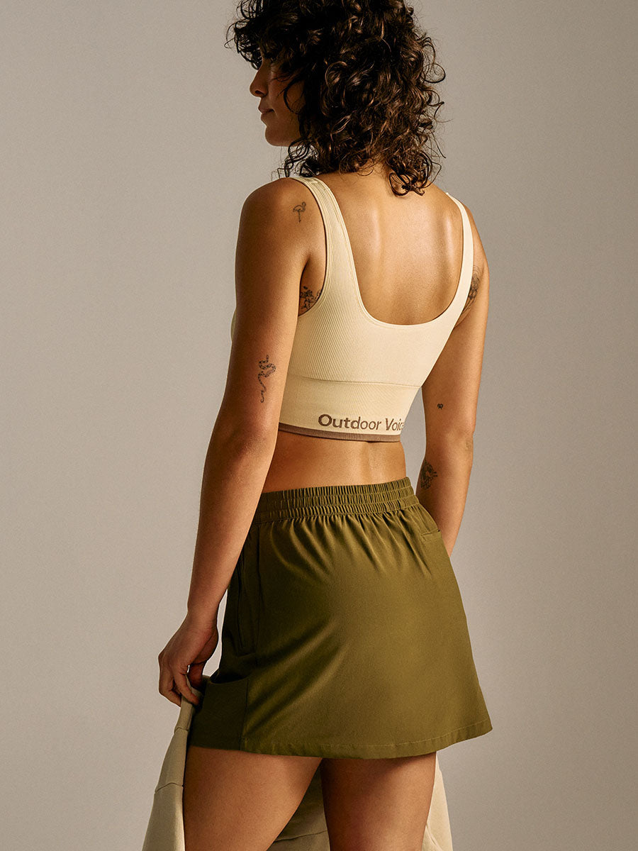 【美品】soor ploom olive skort 3y Soor Ploom Olive Skort - Light Wash Denim – Casp Baby Mommy & Me