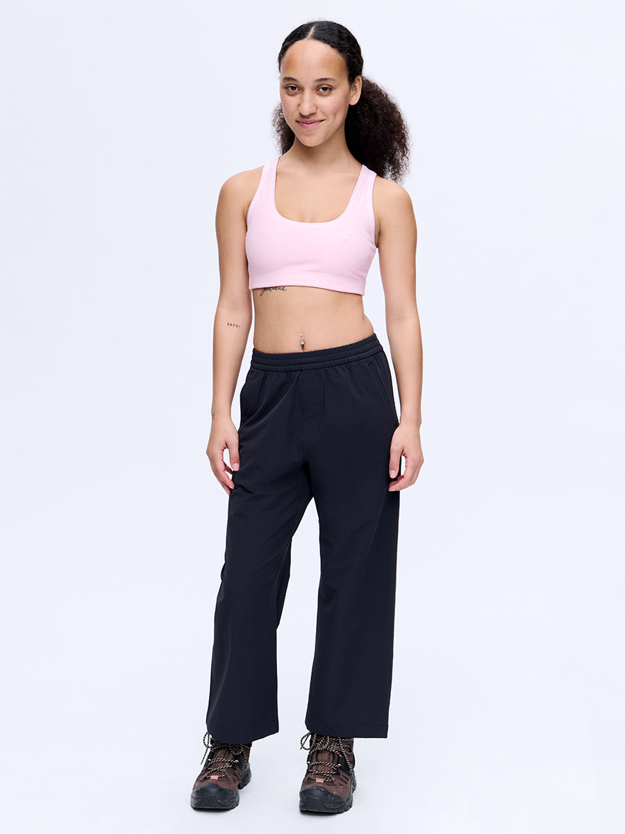 RecTrek Cropped Wide Leg Pant – Black | Outdoor Voices