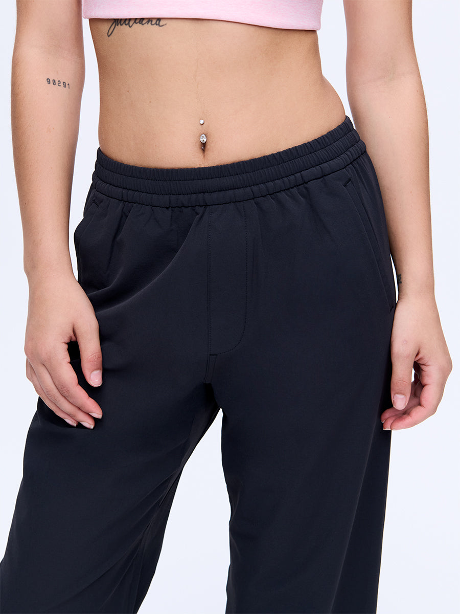 RecTrek Cropped Wide Leg Pant – Black | Outdoor Voices