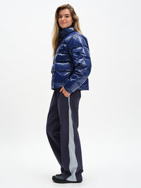 Gloss Puffer in Moonlight – side full-length view