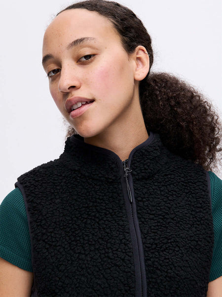 トップス SEE SEE BOA FLEECE VEST BLACK Msize Boa Fleece Vest | Men's Fall Outerwear | MUJI USA