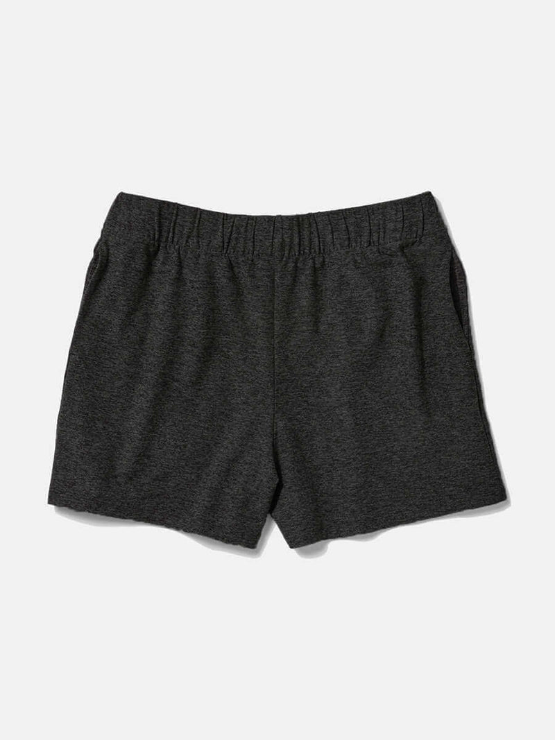 Cozy CloudKnit 3.5" Short in dark gray, perfect for lounging and recovery with lightweight fabric.