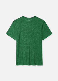 Flat lay of CloudKnit Shortsleeve in vibrant Green, featuring a lightweight and breathable fabric.