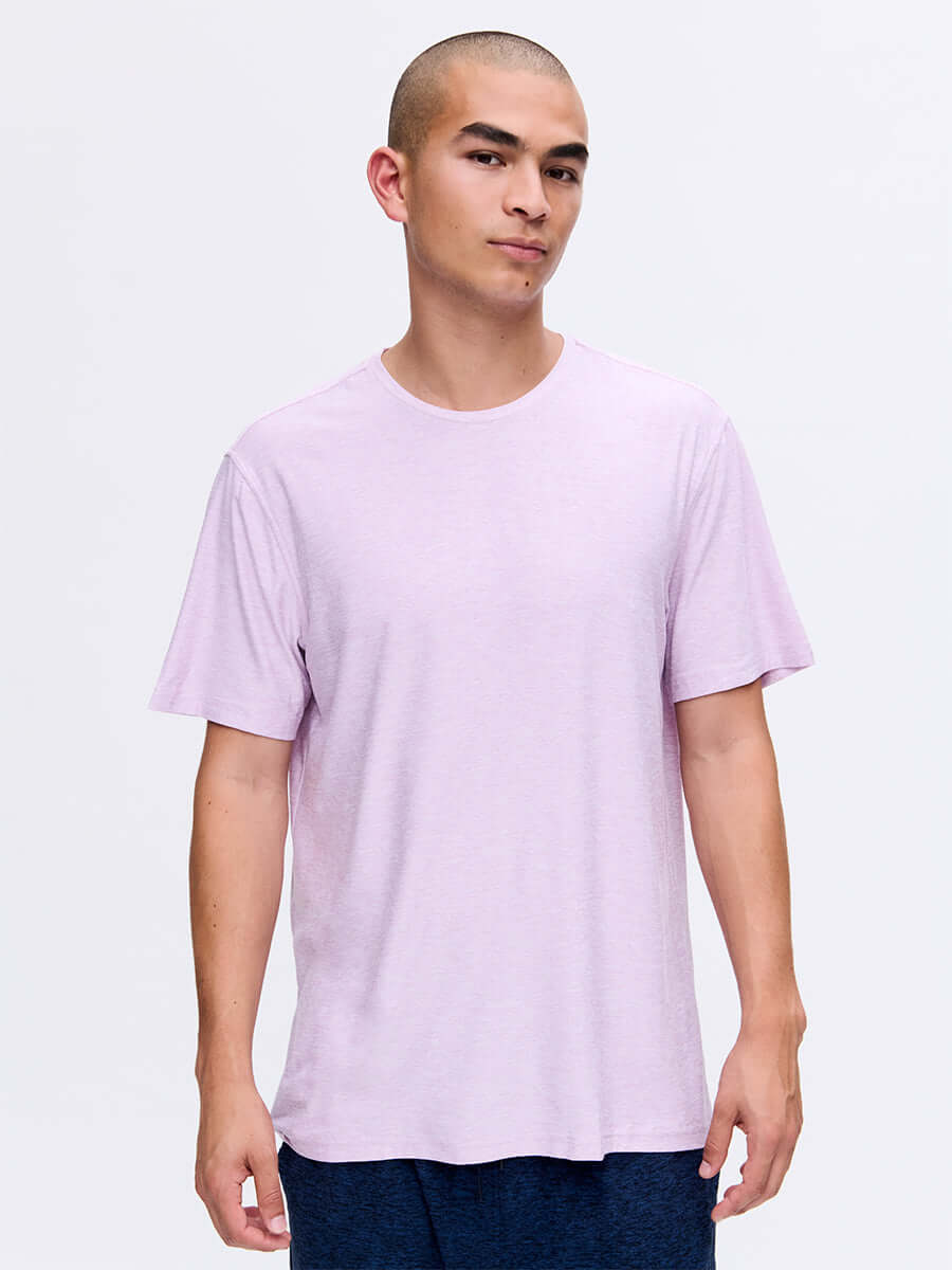 CloudyTシャツ CloudKnit Shortsleeve Tee in Orchid | Men's Tees | Outdoor Voices