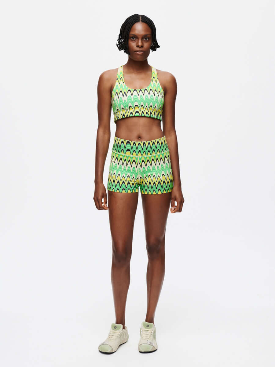 Doing Things Bra in TechSweat Fabric - Joggy Green Helios | OV