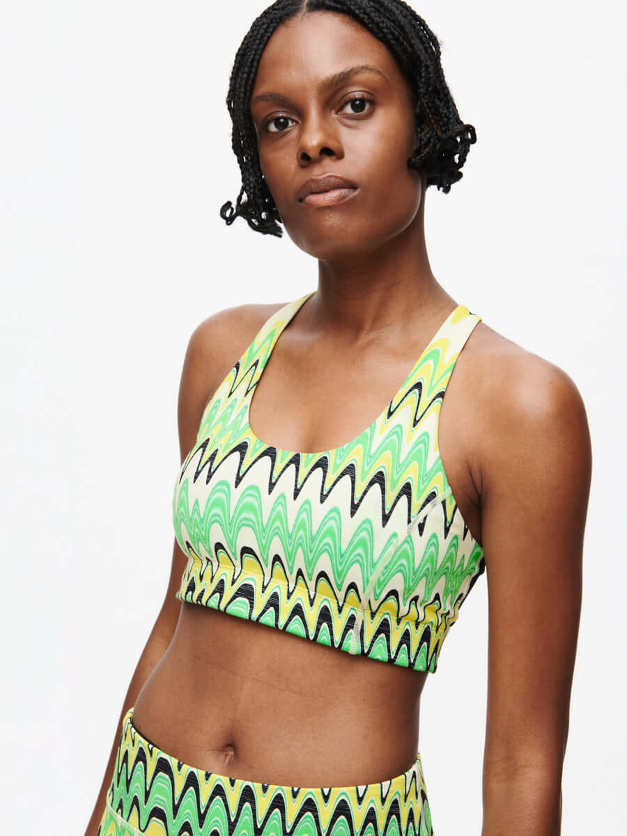 Doing Things Bra in TechSweat Fabric - Joggy Green Helios | OV
