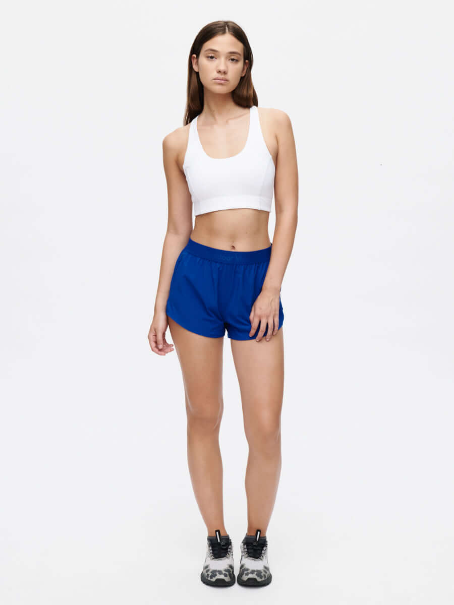 Doing Things Bra in TechSweat Mesh - White | Outdoor Voices