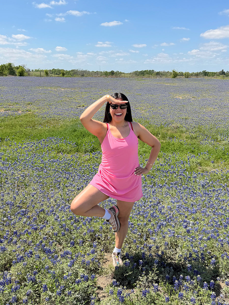 The Exercise Dress in Juicy Fruit | Outdoor Voices The Exercise Dress in Juicy Fruit | Outdoor Voices
